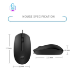 HP M10 Wired USB Mouse